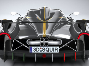 Pagani Hauyra R 2021 3D Model