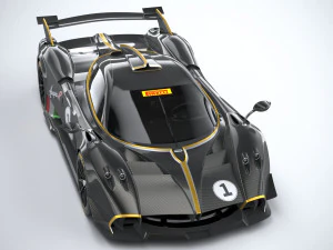 Pagani Hauyra R 2021 3D Model