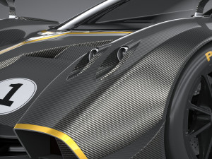 Pagani Hauyra R 2021 3D Model