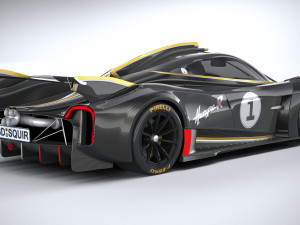 Pagani Hauyra R 2021 3D Model