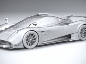 Pagani Hauyra R 2021 3D Model