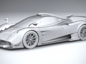 Pagani Hauyra R 2021 3D Model