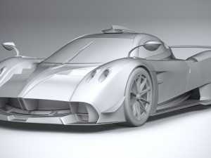 Pagani Hauyra R 2021 3D Model