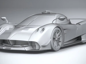Pagani Hauyra R 2021 3D Model