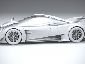 Pagani Hauyra R 2021 3D Model