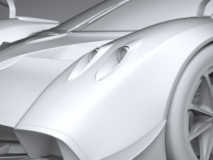 Pagani Hauyra R 2021 3D Model