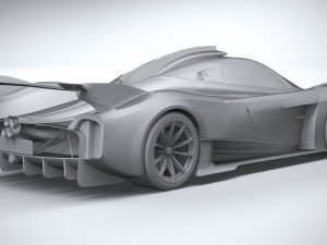 Pagani Hauyra R 2021 3D Model