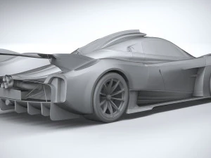 Pagani Hauyra R 2021 3D Model