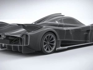 Pagani Hauyra R 2021 3D Model