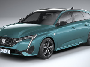 Peugeot 308 SW 2022 Modelo 3D