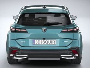 Peugeot 308 SW 2022 Modelo 3D