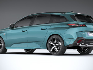 Peugeot 308 SW 2022 Modelo 3D
