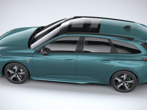 Peugeot 308 SW 2022 Modelo 3D