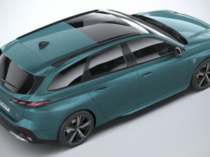 Peugeot 308 SW 2022 Modelo 3D