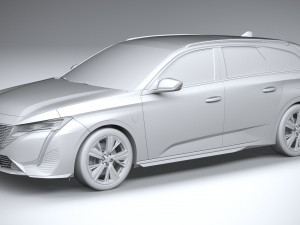 Peugeot 308 SW 2022 Modelo 3D