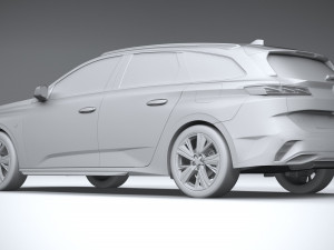 Peugeot 308 SW 2022 Modelo 3D