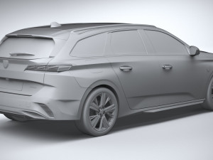 Peugeot 308 SW 2022 Modelo 3D