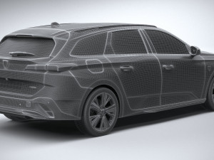Peugeot 308 SW 2022 Modelo 3D