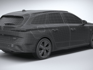 Peugeot 308 SW 2022 Modelo 3D