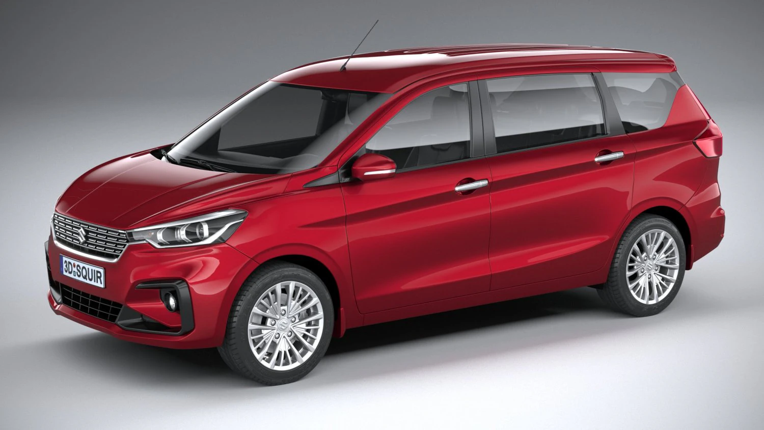 Suzuki Ertiga 2021 3D Model .c4d .max .obj .3ds .fbx .stl .blend