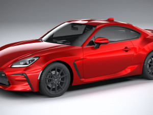 Toyota GR 86 2022 lowpoly 3D 模型