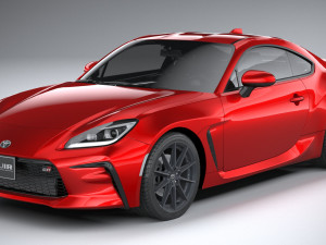 Toyota GR 86 2022 lowpoly 3D 모델