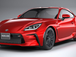 Toyota GR 86 2022 lowpoly 3D 모델