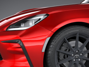 Toyota GR 86 2022 lowpoly 3D 모델