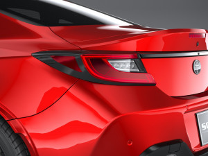 Toyota GR 86 2022 lowpoly 3D 모델