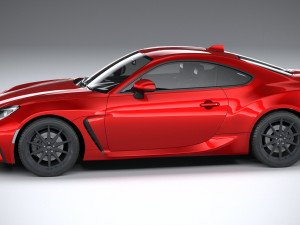 Toyota GR 86 2022 lowpoly 3D 모델