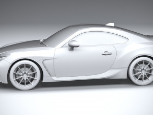 Toyota GR 86 2022 lowpoly 3D 모델