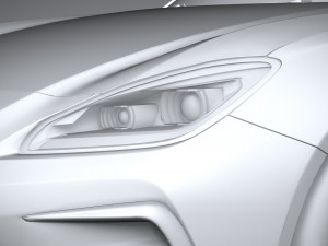 Toyota GR 86 2022 lowpoly 3D 모델