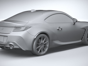 Toyota GR 86 2022 lowpoly 3D 모델