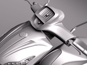 Piaggio BV Tourer 300 2011 Modelo 3D