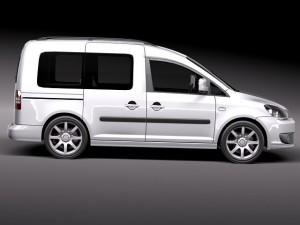 Volkswagen Caddy 2011 3D Model