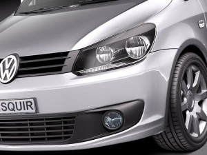 Volkswagen Caddy 2011 3D Model
