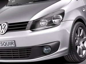 Volkswagen Caddy 2011 3D Model