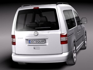 Volkswagen Caddy 2011 3D Model