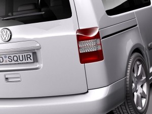 Volkswagen Caddy 2011 3D Model