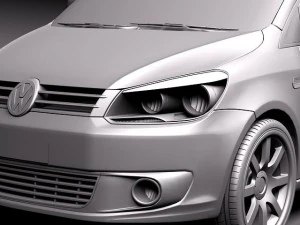Volkswagen Caddy 2011 3D Model