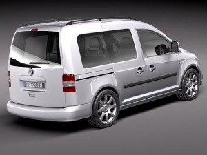 Volkswagen Caddy 2011 3D Model