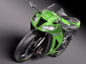 Kawasaki Ninja ZX-10R 2011 3D Model