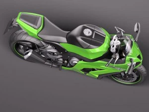 Kawasaki Ninja ZX-10R 2011 3D Model