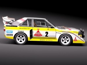 Audi Sport Quattro S1 E2 3D मॉडल
