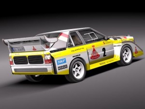 Audi Sport Quattro S1 E2 3D मॉडल