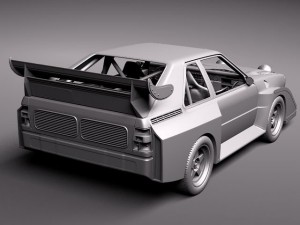 Audi Sport Quattro S1 E2 3D मॉडल