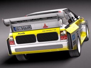 Audi Sport Quattro S1 E2 3D मॉडल
