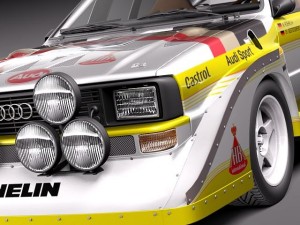 Audi Sport Quattro S1 E2 3D मॉडल
