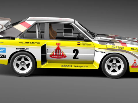 Audi Sport Quattro S1 E2 Modelo 3D