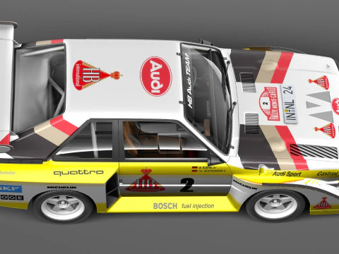 Audi Sport Quattro S1 E2 Modelo 3D